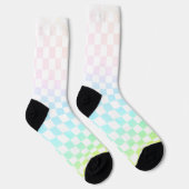 Rainbow Check Socks Sokken (Rechts)