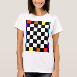 Rainbow Checkerboard CricketDiane T-shirt
