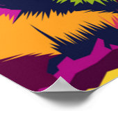 Rainbow Cheetah Poster (Hoek)