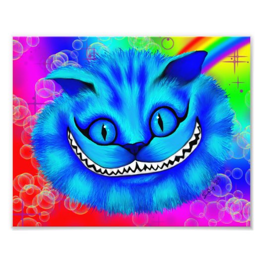 Rainbow Cheshire Print Foto Afdruk (Voorkant)