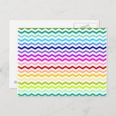 Rainbow chevron briefkaart (Voorkant / Achterkant)