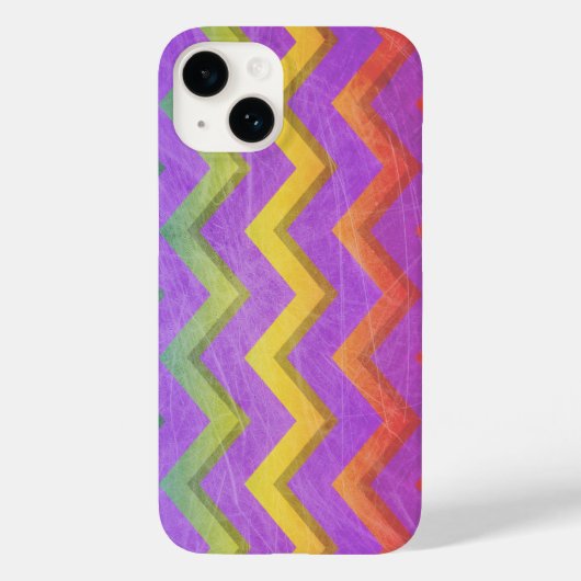 Rainbow Chevron by Shirley Taylor Case-Mate iPhone Case (Achterkant)