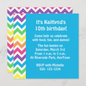 Rainbow Chevron Kaart (Voorkant / Achterkant)