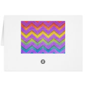 Rainbow Chevron par Shirley Taylor (Dos Horizontal)