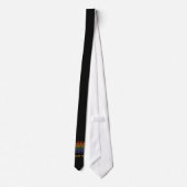 Rainbow Chevron Pattern custom stropdas (Achterkant)