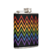 Rainbow Chevron Pattern-kolf Heupfles (Rechts)