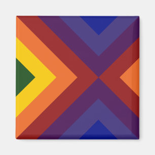 Rainbow Chevrons Magneet