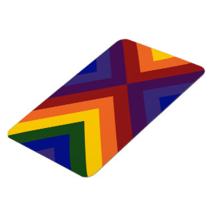 Rainbow Chevrons Magneet