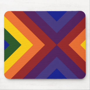 Rainbow Chevrons Muismat