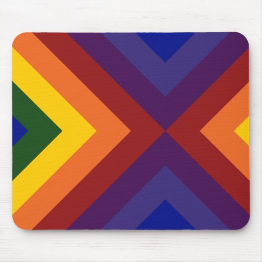 Rainbow Chevrons Muismat (Voorkant)