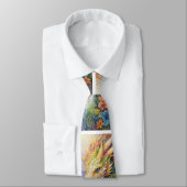 Rainbow Chinese Dragon Pattern Stropdas (Gebonden)