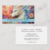 Rainbow Chinese Dragon Visitekaartje (Voorkant / Achterkant)