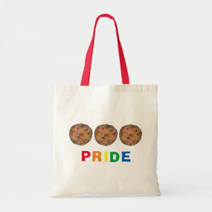 Rainbow Chip Cookie Pride Cookies Canvas tas