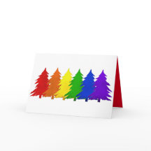 Rainbow Christmas Trees Mannen