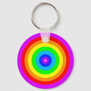 Rainbow Circle Design-40686 Sleutelhanger