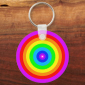 Rainbow Circle Design-40686 Sleutelhanger (Voorkant)
