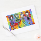 Rainbow Circus Pixie Stick Freaks Sticker (Envelop)