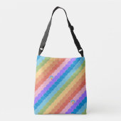 Rainbow Clamshell Crossbody Bag Crossbody Tas (Achterkant)