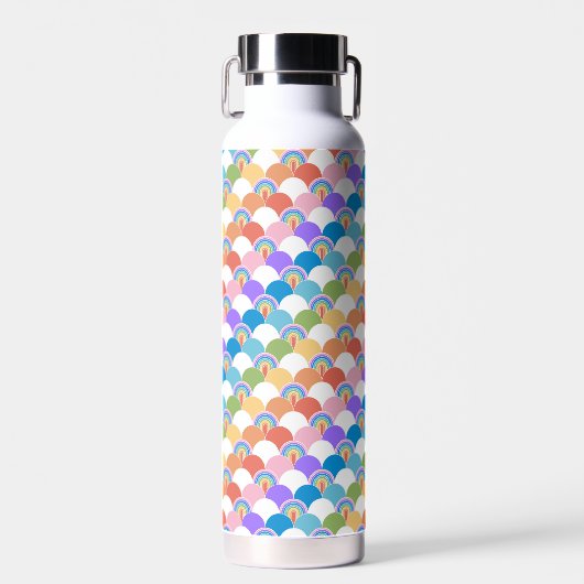 Rainbow Clamshell Waterfles (Voorkant)