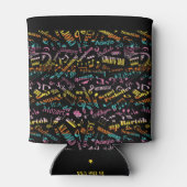 Rainbow Classical Music Composers Notation Symbol Blikjeskoeler (Achterkant)