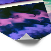 Rainbow Cloud Abstract Poster (Hoek)