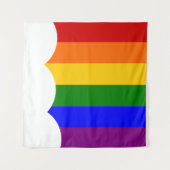 Rainbow Cloud Backdrop Wandkleed (Voorkant (horizontaal))