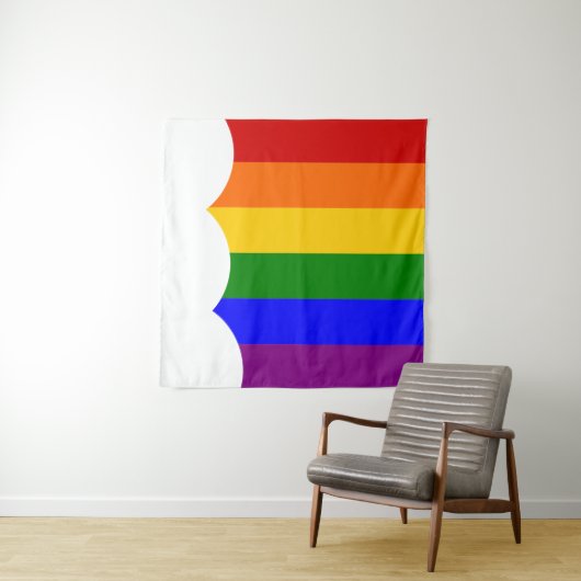 Rainbow Cloud Backdrop Wandkleed (In Situ (horizontaal))