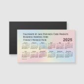 Rainbow Cloud Calendar 2025 van Janz Magnet (Voorkant / Achterkant)