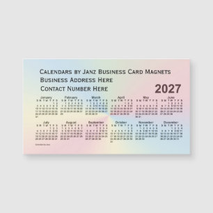 Rainbow Cloud Calendar 2027 van Janz Magnet