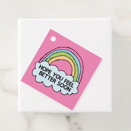 Rainbow Cloud Clip Art die je goed uitstuurt Bedankjes Labels (In situ)