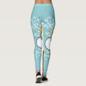 Rainbow Cloud Mensen Leggings (Achterkant)