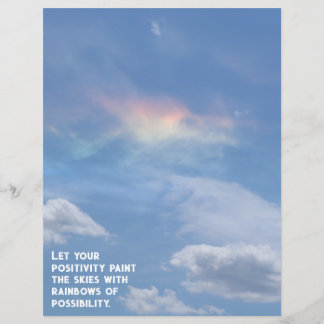 Rainbow Cloud of Possibilities Scrapbook Papier