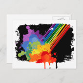 RAINBOW CLOUD -.png Briefkaart (Voorkant / Achterkant)