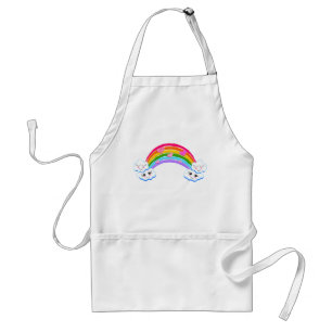 Rainbow Clouds Apron Standaard Schort