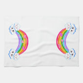 Rainbow Clouds Kitchen Towel Theedoek (Horizontaal)
