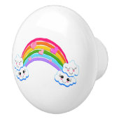 Rainbow Clouds Knob Keramische Knop (Rechts)