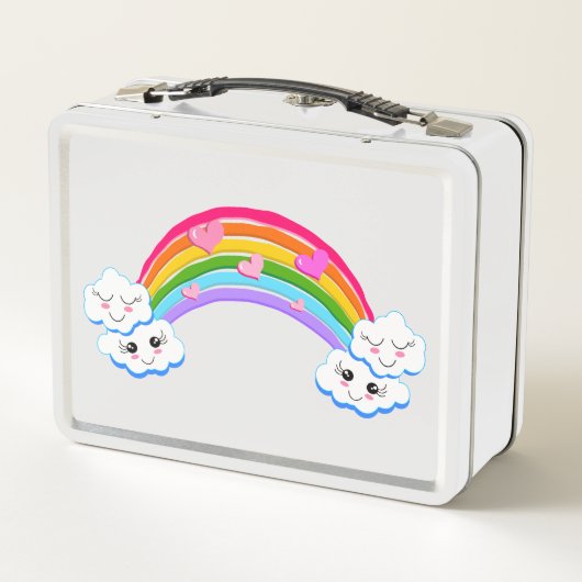 Rainbow Clouds Lunchbox (Achterkant)