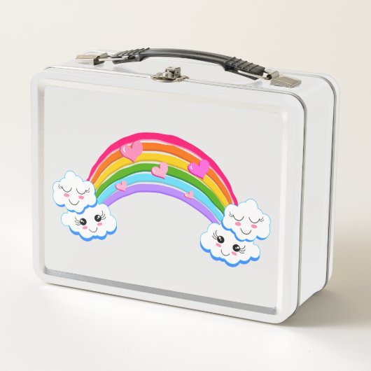 Rainbow Clouds Lunchbox (Voorkant)