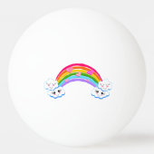 Rainbow Clouds Ping Pong Balls Pingpongballen (Voorkant)