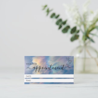 Rainbow Clouds Professionele Afspraakkaarten Afsprakenkaartje