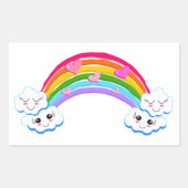 Rainbow Clouds Stickers (Voorkant)