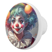 Rainbow Clown Kind kamer Keramische Knop (Rechts)