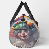 Rainbow Clowns Fun Happy Large Duffel Bag Plunjezak (Rechts)
