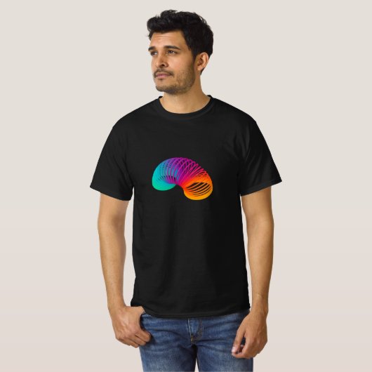 Rainbow Coil Spring Toy T-shirt (Voorkant volledig)