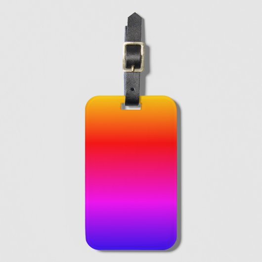 Rainbow Color Bagagelabel (Voorkant (verticaal))