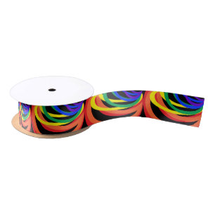 Rainbow Color Crescent Abstract lint