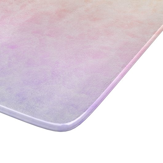 Rainbow Color Regenbogen Pastel marmor marble Snijplank (Hoek)