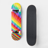 Rainbow Colorburst Skateboard (Voorkant)