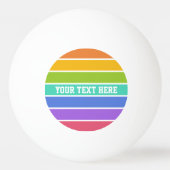 Rainbow Colors, aangepast pingpongballen (Achterkant)