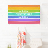 Rainbow Colors aangepaste banners (Insitu)